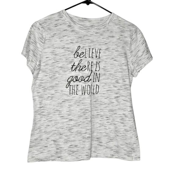 Boutique Believe There Is Good In The World Short Sleeve Tee Women's Large - Picture 1 of 6